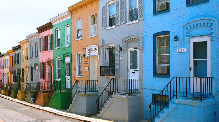 Colorful Rowhouses IMAGE: Colorful Rowhouses